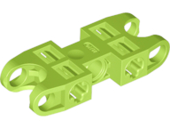 Technic Axle and Pin Connector 2 x 5 with Two Ball Joint Sockets in Lime