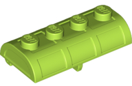Treasure Chest Lid [Thick Hinge] in Lime