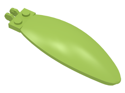Windscreen 9 x 3 x 1 2/3 Bubble Canopy in Lime