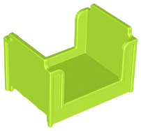 Duplo Bed, Bunk in Lime