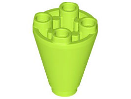 Cone 2 x 2 x 2 Inverted in Lime