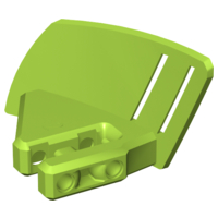Technic Panel RC Car Mudguard Small, Left in Lime