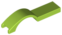 Wheel Arch, Mudguard 1 x 4 1/2 in Lime