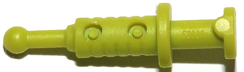 Equipment Medical Syringe with 2 Holes in Lime