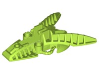 Large Figure Foot, Piraka Mechanical in Lime