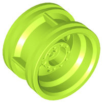 Wheel 30.4 x 20 without Pinholes, with Reinforced Rim in Lime