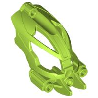 Large Figure Mask Faxon in Lime