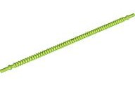 Flexible Ribbed Hose 8mm Ends 19L in Lime
