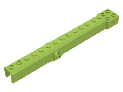Crane Arm Outside, Wide with Pin Hole at Mid-Point in Lime