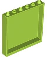 Panel 1 x 6 x 5 in Lime