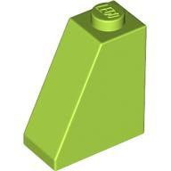 Brick Sloped 65° 2 x 1 x 2 in Lime