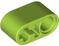 Technic Beam 1 x 2 Thick with Pin Hole and Axle Hole in Lime