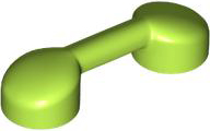 Bar 1 x 3 (Radio Handle, Phone Handset) in Lime