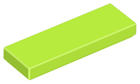 Tile 1 x 3 in Lime