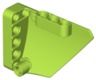 Technic Panel Fairing #13 Large Short Smooth, Side A in Lime