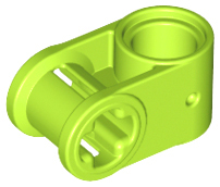 Technic Axle and Pin Connector Perpendicular in Lime