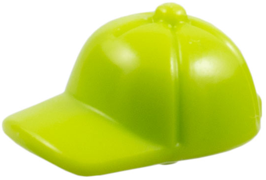 Headwear Accessory Hat with Small Pin, Cap in Lime