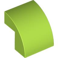 Brick Curved 2 x 2 x 1 2/3 in Lime