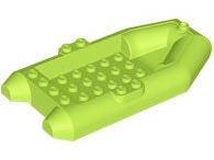 Boat / Rubber Raft / Dinghy 6 x 12 in Lime