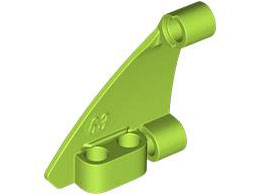 Technic Panel Triangle 5 x 4 Left in Lime