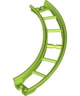 Vehicle Track, Roller Coaster, Curve Ramp 13 x 13 x 3 in Lime