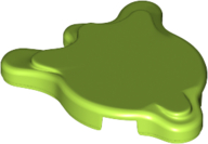Tile Special, Splat with Rounded Sides in Lime