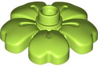 Duplo Plant, Flower with 1 Top Studs in Lime