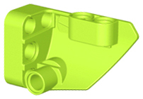 Technic Panel Fairing #1 Small Smooth Short, Side A in Lime