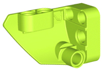 Technic Panel Fairing #2 Small Smooth Short, Side B in Lime