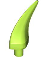 Animal Body Part, Barb / Claw / Tooth / Talon / Horn, Medium in Lime