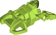 Large Figure Foot, Small with Axle Connector in Lime