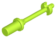 Bar 3L with Handle, Stop Ring and Side Stops (Minifig Ski Pole) in Lime