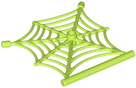 Insect Accessory, Spider Web, Hanging in Lime