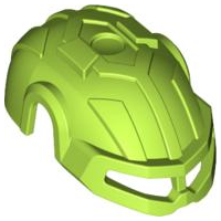 Large Figure Helmet in Lime