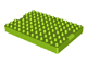 Duplo Brick 8 x 12 with 1 x 2 Indents on Ends (5931 Container Top) in Lime