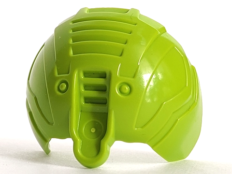 Large Figure Shoulder Cover, Armour, Rounded in Lime