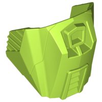 Large Figure Limb Cover, Armor, Knee / Shoulder in Lime