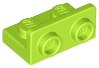Bracket 1 x 2 - 1 x 2 Inverted in Lime