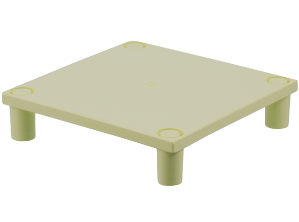 Scala, Table 7 x 7 x 1 1/3 in Light Lime