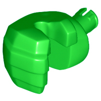 Hand Hulk - Right in Bright Green