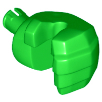Hand Hulk - Left in Bright Green