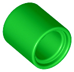 Technic Pin Connector Round 1L [Beam] in Bright Green