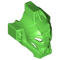 Large Figure Mask of Jungle (Kanohi Miru) in Bright Green