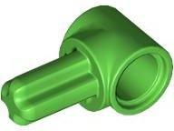 Technic Pin Connector Hub with 1 Axle in Bright Green