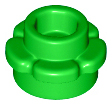 Plant, Flower, Plate Round 1 x 1 with 5 Petals in Bright Green