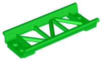 Vehicle Track, Roller Coaster Straight 8L in Bright Green