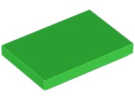 Tile 2 x 3 in Bright Green