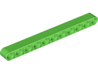 Technic Beam 1 x 11 Thick in Bright Green