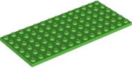 Plate 6 x 14 in Bright Green