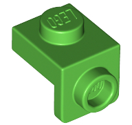 Bracket 1 x 1 - 1 x 1 in Bright Green